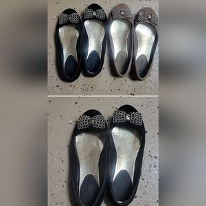 2 pairs of flats size 6.5